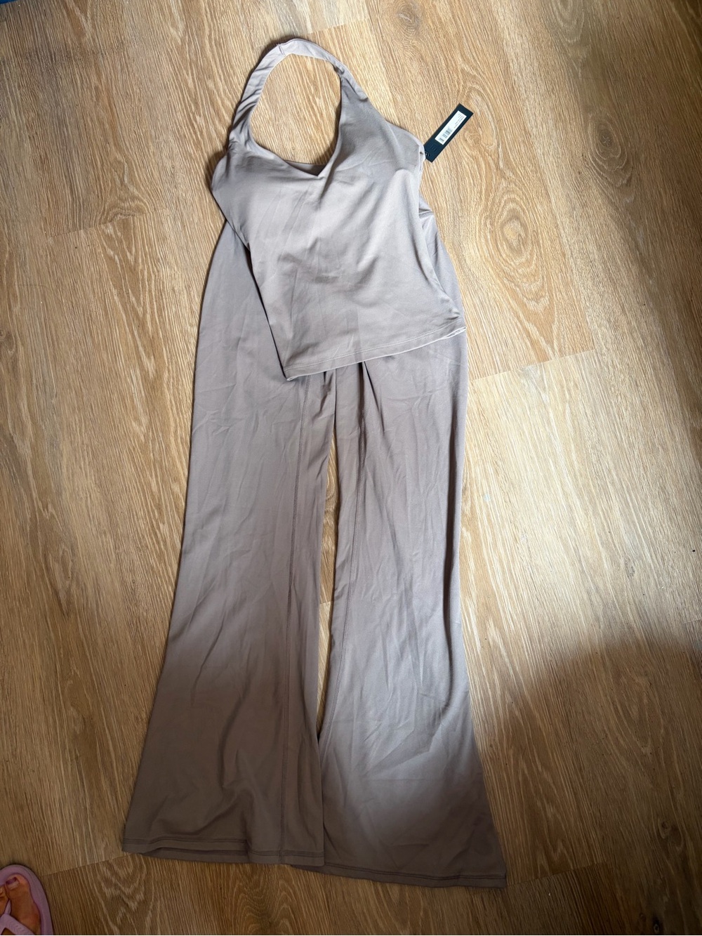 Oner Active Taupe Set - halter & pant XS